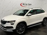 Used Skoda Karoq 150 HP (110 kW) 2019 White SUV