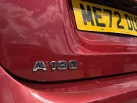 Used Mercedes A180 AMG line 136 HP (100 kW) 2022 Red Hatchback