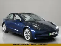 Used Tesla Model 3 Standard Range 366 kW (498 HP) 2021 Blue Sedan