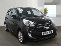 Used Kia Picanto 84 HP (61 kW) 2014 Black Hatchback