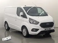 Used Ford Transit Custom Limited 130 HP (95 kW) 2022 Frozen white (solid colour) Van