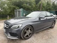 Used Mercedes C200 AMG line 136 HP (100 kW) 2016 Grey Sedan