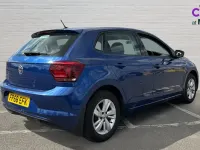 Used VW Polo SE 95 HP (69 kW) 2018 Blue Hatchback