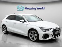 Used Audi A3 Sportback S-Line 2022 White Hatchback