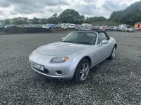 Used Mazda MX5 126 HP (92 kW) 2007 Silver Cabriolet