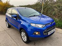 Used Ford Ecosport Zetec 2015 Blue SUV