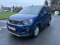 Used Peugeot Rifter Allure 131 HP (96 kW) 2020 Blue MPV