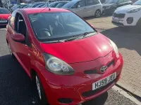 Used Toyota Aygo 68 HP (50 kW) 2009 Red Hatchback