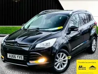 Used Ford Kuga Titanium 150 HP (110 kW) 2016 Black SUV