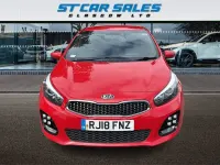 Used Kia Ceed GT-Line 134 HP (98 kW) 2018 Red Hatchback