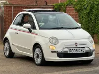 Used Fiat 500 Lounge 2008 White Hatchback