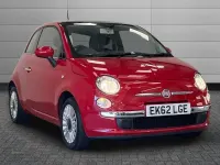 Used Fiat 500 Lounge 69 HP (50 kW) 2012 Red Hatchback