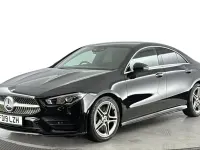 Used Mercedes CLA220 AMG line 190 HP (139 kW) 2019 Black Coupe