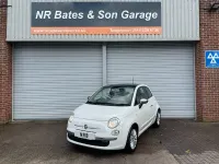 Used Fiat 500 Lounge 69 HP (50 kW) 2014 White Hatchback
