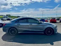 Used Mercedes CLA220 AMG line 170 HP (125 kW) 2019 Grey Coupe