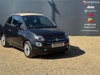 Used Fiat 500 Lounge 70 HP (51 kW) 2021 Black Cabriolet