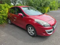 Used Renault Scénic III Dynamique 110 HP (80 kW) 2011 Red MPV