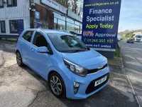 Used Kia Picanto 84 HP (61 kW) 2018 Blue Hatchback