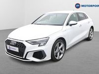 Used Audi A3 e-tron S-Line 2022 White Hatchback
