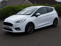 Usado Ford Fiesta ST-Line X 2018 Blanco Utilitario