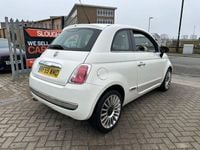 Used Fiat 500 Pop 2009 White Cabriolet