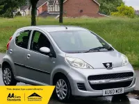 Used Peugeot 107 68 HP (50 kW) 2010 Silver Hatchback