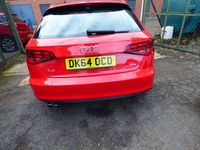 Used Audi A3 2014 Red Hatchback