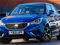 Used MG MG3 Exclusive 106 HP (77 kW) 2021 Blue Hatchback