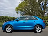 Begagnad Audi Q3 S-Line 184 HK (135 kW) 2018 Blå SUV