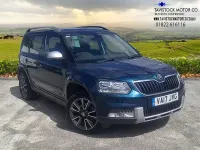 Used Skoda Yeti SE Drive 110 HP (80 kW) 2017 Blue SUV
