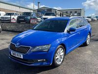 Used Skoda Superb SE Technology 150 HP (110 kW) 2019 Blue Estate