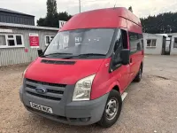 Used Ford Transit 100 HP (73 kW) 2010 Red Van