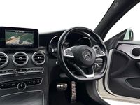 Used Mercedes C220 AMG line 170 HP (125 kW) 2018 White Coupe