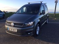 used VW Caddy 2.0 TDI BlueMotion Tech 102PS Highline Nav Van 54188 miles NO VAT 2 owner