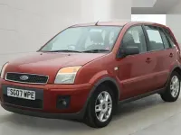 Used Ford Fusion Zetec 80 HP (58 kW) 2007 Orange Hatchback