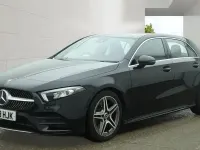 Used Mercedes A250 AMG line 224 HP (164 kW) 2018 Black Hatchback
