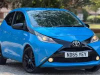 Used Toyota Aygo X-cite 69 HP (50 kW) 2016 Blue Hatchback