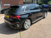 Used Audi A3 Sportback S-Line 150 HP (110 kW) 2021 Black Hatchback