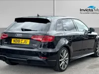 Used Audi A3 Black Edition 2018 Black Sedan