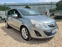Used Vauxhall Corsa 100 HP (73 kW) 2011 Silver Hatchback