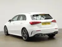 Used Mercedes A180 AMG line 136 HP (100 kW) 2018 White Hatchback