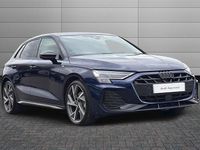 Used Audi A3 Black Edition 150 HP (110 kW) 2025 Blue Hatchback