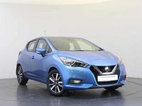 Used Nissan Micra Acenta 69 HP (50 kW) 2017 Blue Hatchback