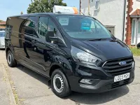 Used Ford Transit Custom S 130 HP (95 kW) 2023 Black Van