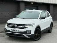 Used VW T-Cross Black Edition 115 HP (84 kW) 2024 White SUV