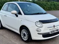 Used Fiat 500 Lounge 69 HP (50 kW) 2012 White Hatchback