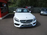Used Mercedes C200 AMG line 2017 White Cabriolet
