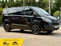 Used Ford Transit Custom Limited 130 HP (95 kW) 2017 Black Van