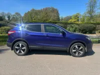 Used Nissan Qashqai N-TEC 115 HP (84 kW) 2015 Blue SUV