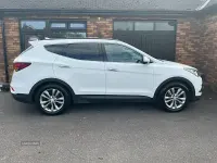 Used Hyundai Santa Fe Premium 197 HP (144 kW) 2017 White SUV